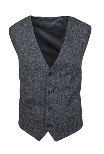 Gilet sans manches homme contre le froid hivernal veste chaude en laine XL