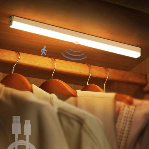 LED luz de pared armario con sensor de movimiento recargable USB para cocina y pasillos