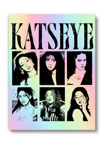 Katseye Poster (UNFRAMED 12 x 16) Kpop Group Music Singers Wall Art Teen Girl Room Wall Art Prints Bedroom Dorm