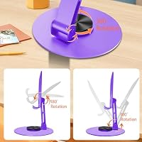 Lusosh Universal Metal Cell Phone Stand, Purple — image 4
