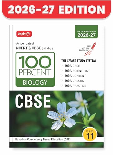 MTG 100 Percent NCERT & CBSE Biology Class 11 For 2026-27 Exam | ...