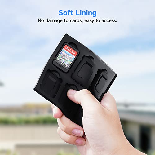 Switch Game Case For Nintendo Switch, Portable Hard Shell Box, Protective Shockproof Cartridge Holder Organizer With 12 Cart Slots For Switch/Lite/Oled, Question #TOP2