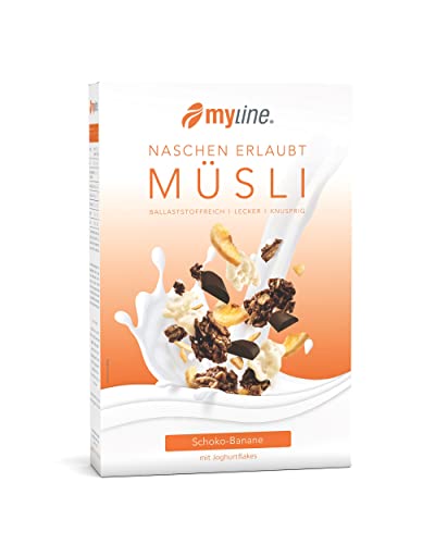 myline Knusper-Müsli "Schoko-Banane" mit Magermilchjoghurtflakes 500g Cover