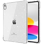 GALTD Clear Glitter Case for iPad (A16) 11th Generation 11 Inch/ 10th Generation 10.9 Inch (Models: 2025/2022), Slim Lightweight TPU Protective Shockproof Transparent Cover with Raised Edge, Glitter