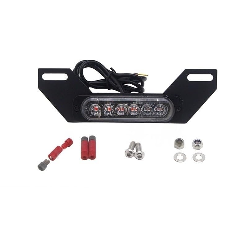Feu arrière clignotant LED B6 moto universel résout manque visibilité plaque