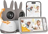 ieGeek 2K WiFi Baby Monitor with Two Cameras,...