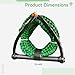 Deskium 75.5 Ft Green Wakeboard Tow Rope With Handle, Nylon Wakesurf Rope, Water Ski Rope For Motorboat, Wakeboarding & Kneeboarding, Anti-Slip Ropes
