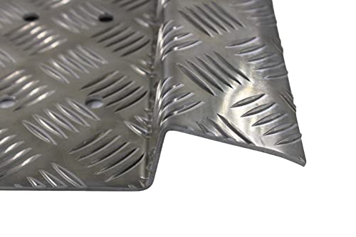 Kit rampa aluminio diamantado para carga 10x10x2 pulg miniatura 7