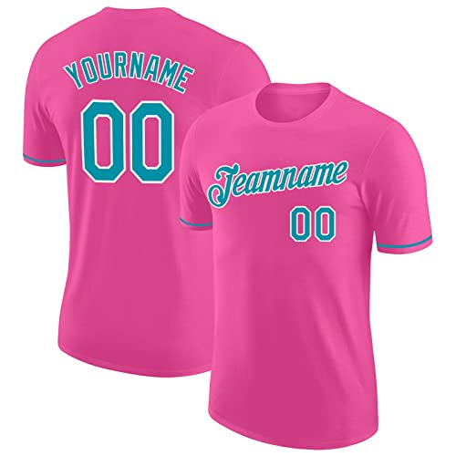 Camisetas personalizadas de béisbol para hombres y mujeres, nombre impreso, número y logo, camiseta de béisbol softbol en color Leopardo Marrón miniatura 1