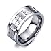 Refined Style Stainless Steel Spinner Unisex Ring Man Ring Comfort Fit 9mm (7a)