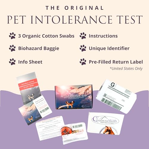 image for Glacier Peak Holistics Original Pet Intolerance Test - Screen for 350+