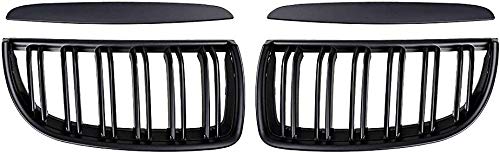Grilles de calandre avant à double pont - Noir mat - E90 E91 - 05-08 Cover