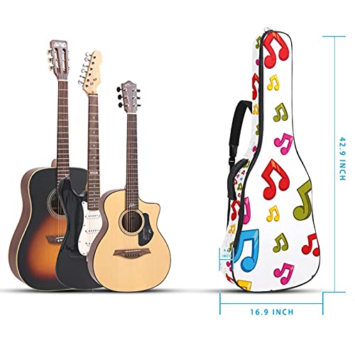 Housse guitare basse avec rembourrage de sécurité épais motif feuilles
