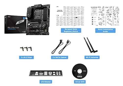 Image of Micro Center Core i7-13700K Desktop Processor 16 (8P+8E) Cores up to 5.4 GHz Unlocked with Pro Z790-P WiFi DDR5 LGA 1700 ATX ProSeries Motherboard