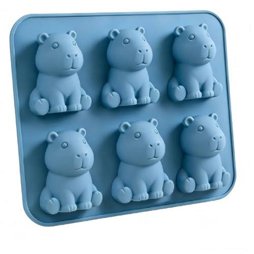 Molde de cubitos de hielo 3D silicona animal miniatura 2