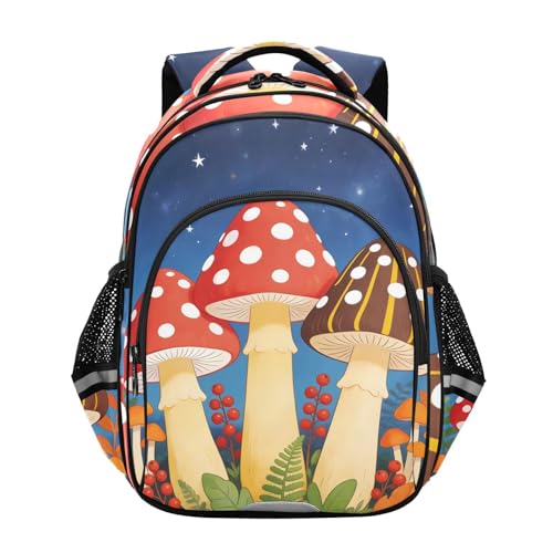 Sac à dos d'école Champignon sous le ciel léger taille M enfant