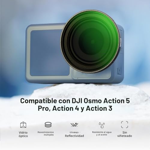 Filtro ND Variable ND2-32 NEEWER para DJI Osmo Action 5 Pro 4 3 2