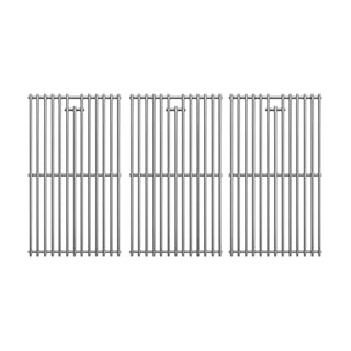 SafBbcue 97888 Grill Grates for Monument Grill 24633 13892 17842 24367 35633 41847NG Grill Replacement Parts, Stainless Steel Cooking Grids for Monument 35633R 35633B D405 D425 4-Burner Accessories