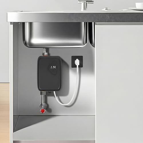 Chauffe-eau électrique 3800W compact pour résoudre le manque d'eau chaude