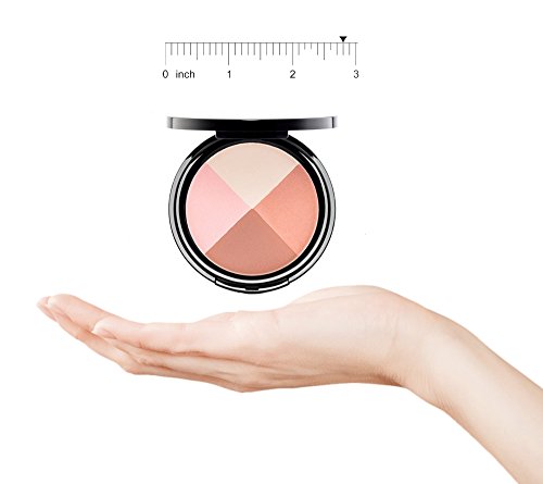 Eve Pearl Ultimate Face Compact Blush Highlighter Contour Eye Shadow Set Makeup Palette Light To Medium- Timeless #TOP2