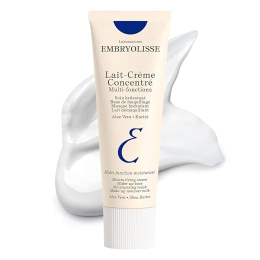 Embryolisse Lait-Crème Concentré, Multifunction Daily Moisturizer, Primer, and Makeup Remover, Suitable for All Skin Types. French Face Cream With Shea Butter & Aloe Vera, 1.01 Fl Oz