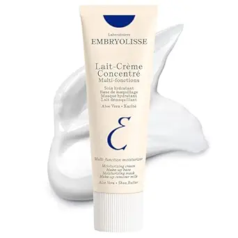 Embryolisse Lait-Crème Concentré, Multifunction Daily Face Moisturizer and Makeup Primer, Suitable for All Skin Types. French Face Cream With Shea Butter & Aloe Vera