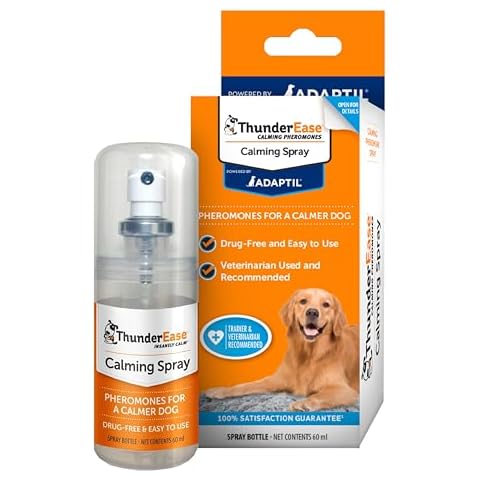 ThunderEase Dog Calming Pheromone Spray | Powered by ADAPTIL | Reduce Anxiety During Travel, Vet Visits and Boarding Cover