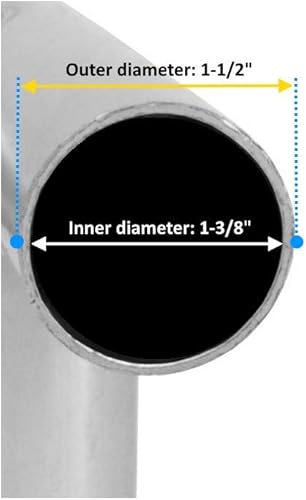 Miniatura 4 de Kit de marcos de accesorios para toldo, conectores de 1-38 pulgadas, acopladores para tienda de campaña de cochera, cobertizo de 3 vías, juego de 4