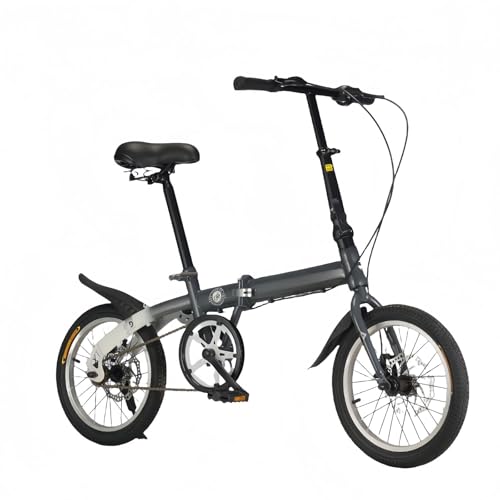 Bicicleta plegable con frenos de disco dobles y velocidad variable para adultos