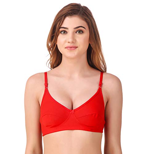 Image of Fasense Women's Wire Free Non Padded Cotton Bra