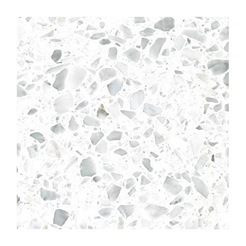 Terrazzo blanc Carrara - 60 x 60 cm