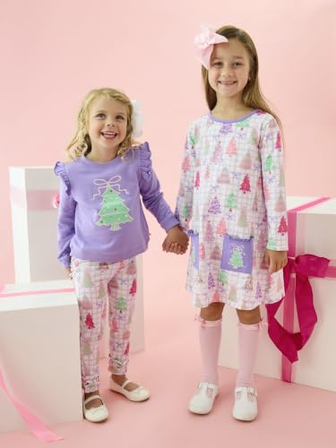 Image of RuffleButts Baby /Toddler Girls Ruffle Leggings - Ankle Leggings
