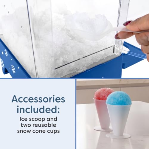 Image of Nostalgia Snow Cone Machine - Retro Table-Top 8 Oz Snow Cone Maker