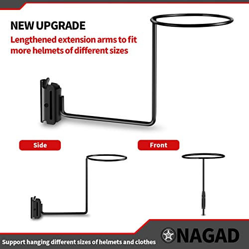 E Track Helmet Holder | E-Track Display Storage Organizer Hanger Rack For Bike Helmets For Enclosed Trailers, Trucks, Warehouses And Garages | Etrack Accessories, Motorcycle Accessories (Pack Of 2) #TOP6