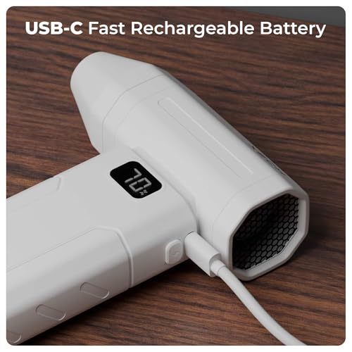 Image of XECH Powerful Air Duster 110000 RPM | Digital Cordless Air Blower Machine | Electric Air Blower for Dust Cleaning, Car, PC, Home | USB-C Rechargeable Mini Blower | Portable Leaf Blower (X-Jet Neo)