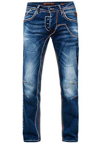 Rusty Neal Designer Denim Herren Jeans s: Ruben' Straight Fit...