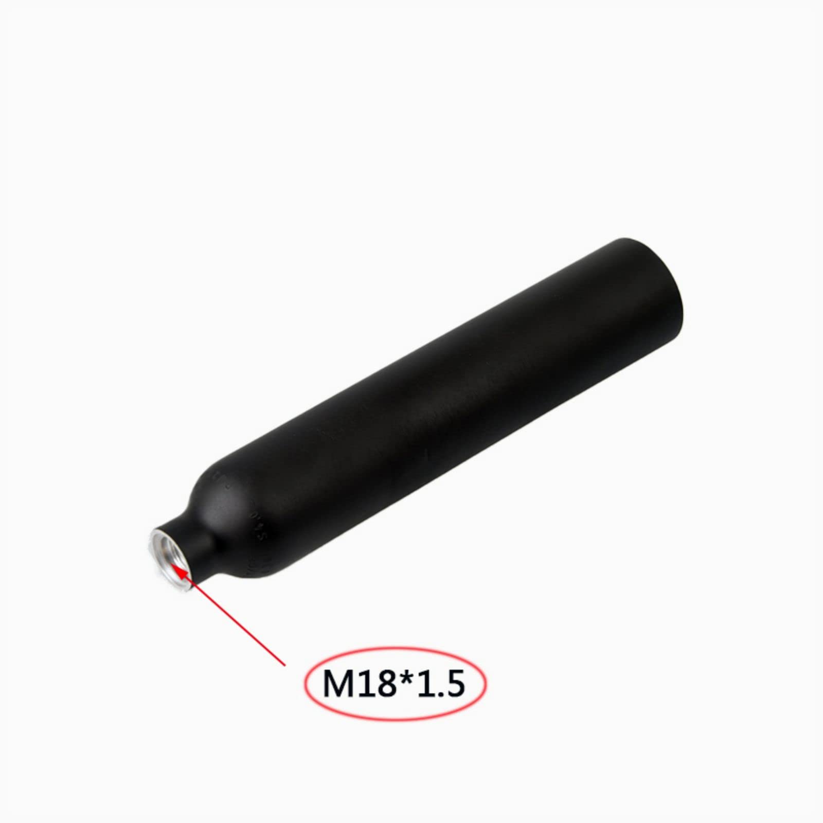 TUXING Tanque de Paintball 4500Psi PCP 0.3L 4500psi CE Approved Cilindro de Aluminio 18Ci Capacidad para Paintball o Pistolas de Aire PCP (Botella Vacía) M18*1.5