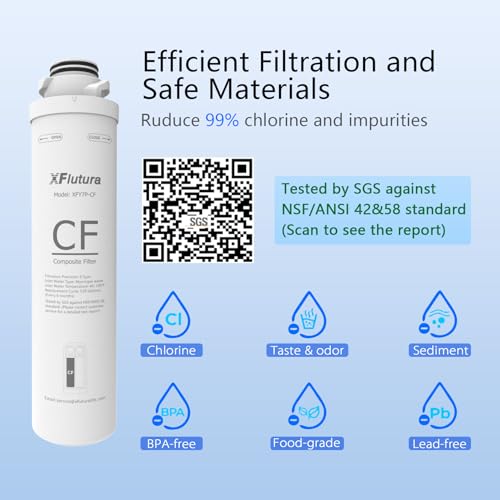 Image of Y7 /Y7P /Y7T Series CF Filter Replacement Cartridge Compatible with SimPure Y7, Y7P, Y7T, Y7P-BW, Y7P-W, Y7T-BW-A, Y7T-BW-C, Y7T-A, Y7T-C Series Water Filter, 6 Months Replacement Cartridge (1 Pack)