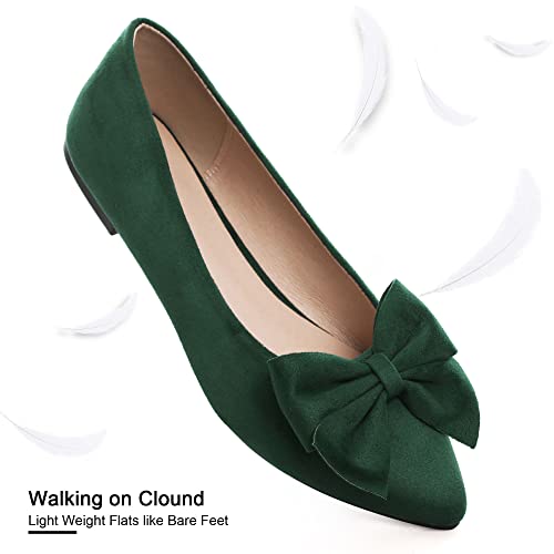 Image of Dear Time Women's Ballet Flats Dress Ballet Shoes Slip on for Office Work Comfortable Shoes