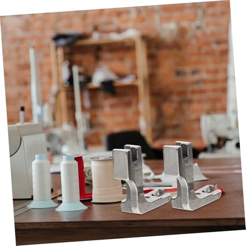 3 Pzas Pie Prensatelas Dobladillo Industrial Acero miniatura 6