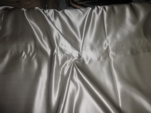 Soie 66 mommes tissu satiné hollandais champagne pour haute couture