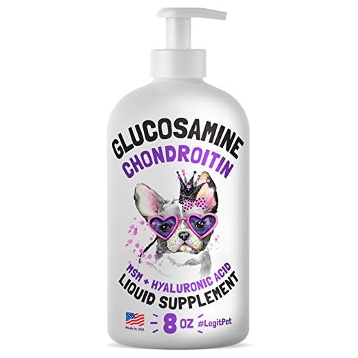 Liquid Glucosamine for Dogs Bacon Flavour with Chondroitin, MSM & Hyaluronic Acid K9 Supplement Hip and Joint Formula Advanced Mobility Joint Pain Relief Senior Advanced Supplement for All Breeds