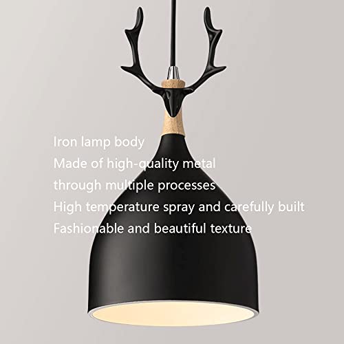 Pendant lighting fixture américain métal lampe suspendue LED pour restaurant