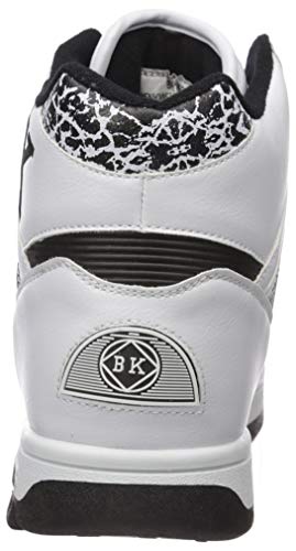British Knights mens Kings Sl Sneaker, White/Black/El, 13 US3