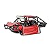 INJORA Rock Buggy Body Shell Nylon Chassis Kit for SCX24 C10 JLU Bronco Axial 1/24 RC Crawler Car Upgrade Partsï¼ˆRedï¼‰