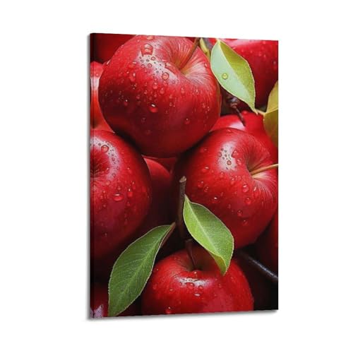Art mural moderne pommes fraîches pour recréer la douceur des souvenirs d'enfance