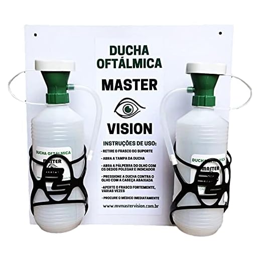 Kit Lava Olhos De Emergência - Ducha Oftálmica