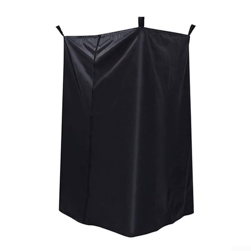 Tente de Rideau de Confidentialité, Tissu Oxford 420D Déplaçable Carré pour Chambre de Changement avec 4 Crochets pour Camping en Plein Air, Caravane, Pique-Nique, Pêche, Parasol, Toilettes, Douche
