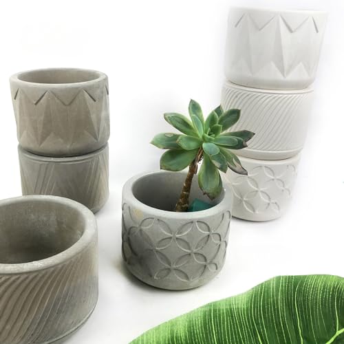 Moule silicone pot de fleur pour plantes grasses et deco maison - 4