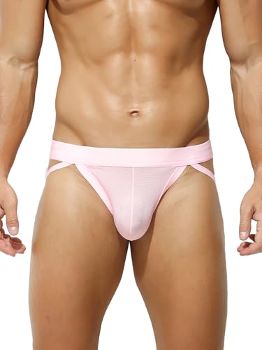 KAREN SPACE Jockstraps for Men Athletic Supporters Underwear Sexy Mens Thong Underwear